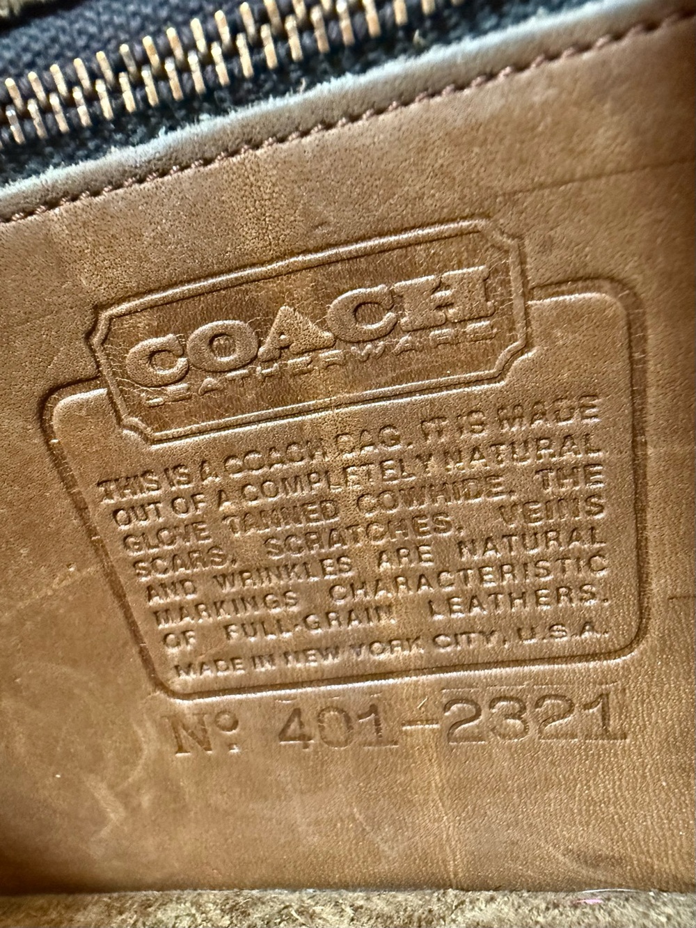 Coach vintage NYC Tabac Dinky - Picture 15 of 16